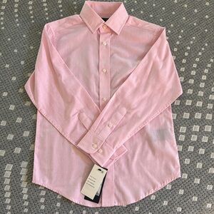 Boys Tommy Hilfiger Button Down Dress Shirt Pink Boys sz 8